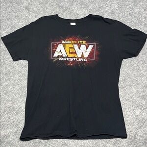 AEW Wrestling Black T-Shirt